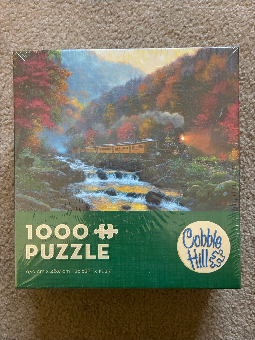 Cobble Hill 1000 Piece Jigsaw Puzzle - Smoky Train
